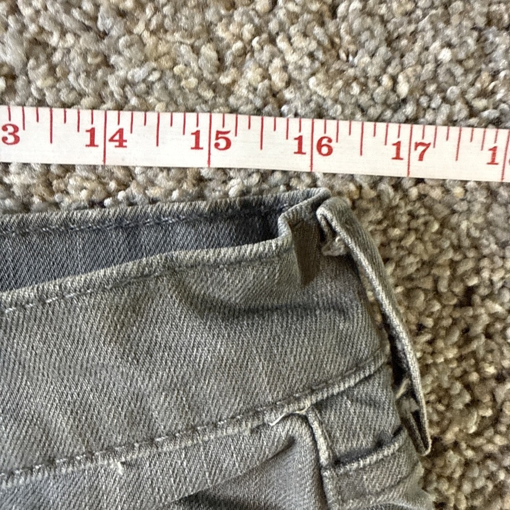 Levis 514 Men's Straight Fit Grey Denim Jeans Faded Size 33x32 - Picture 4 of 7